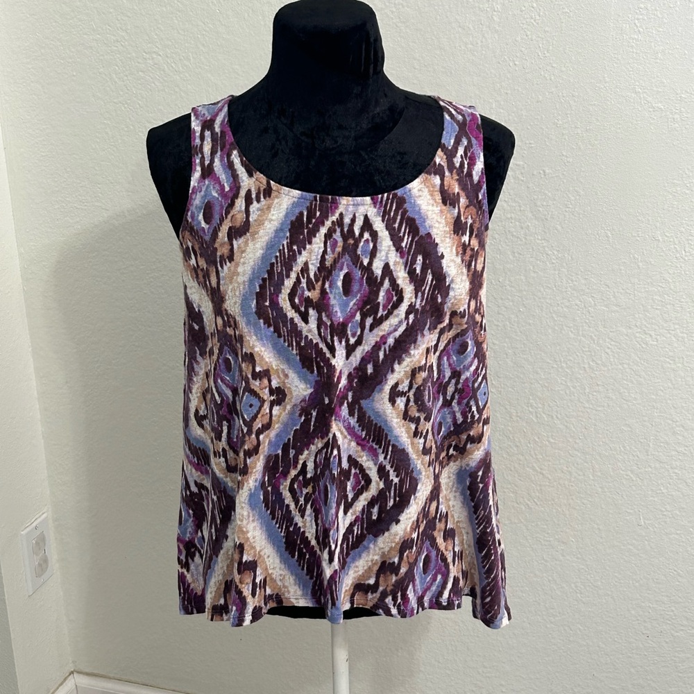 J. Jill Linen Tank Top Size Small